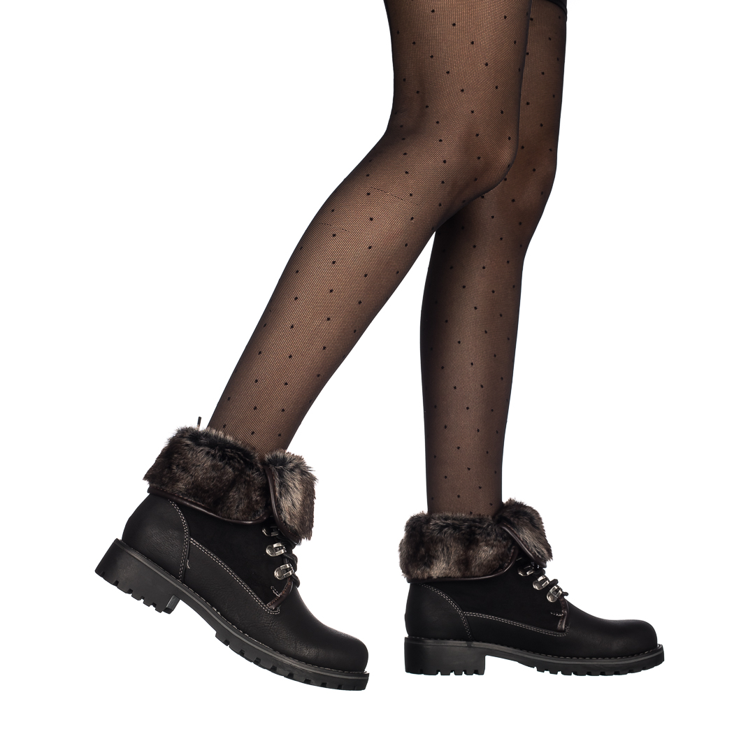 Γυναικεία μπότακια Voghi μαύρα - Kalapod.gr