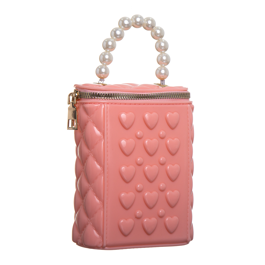 Γυναικεία τσάντα ροζ από οικολογικό δέρμα Bella - Kalapod.gr