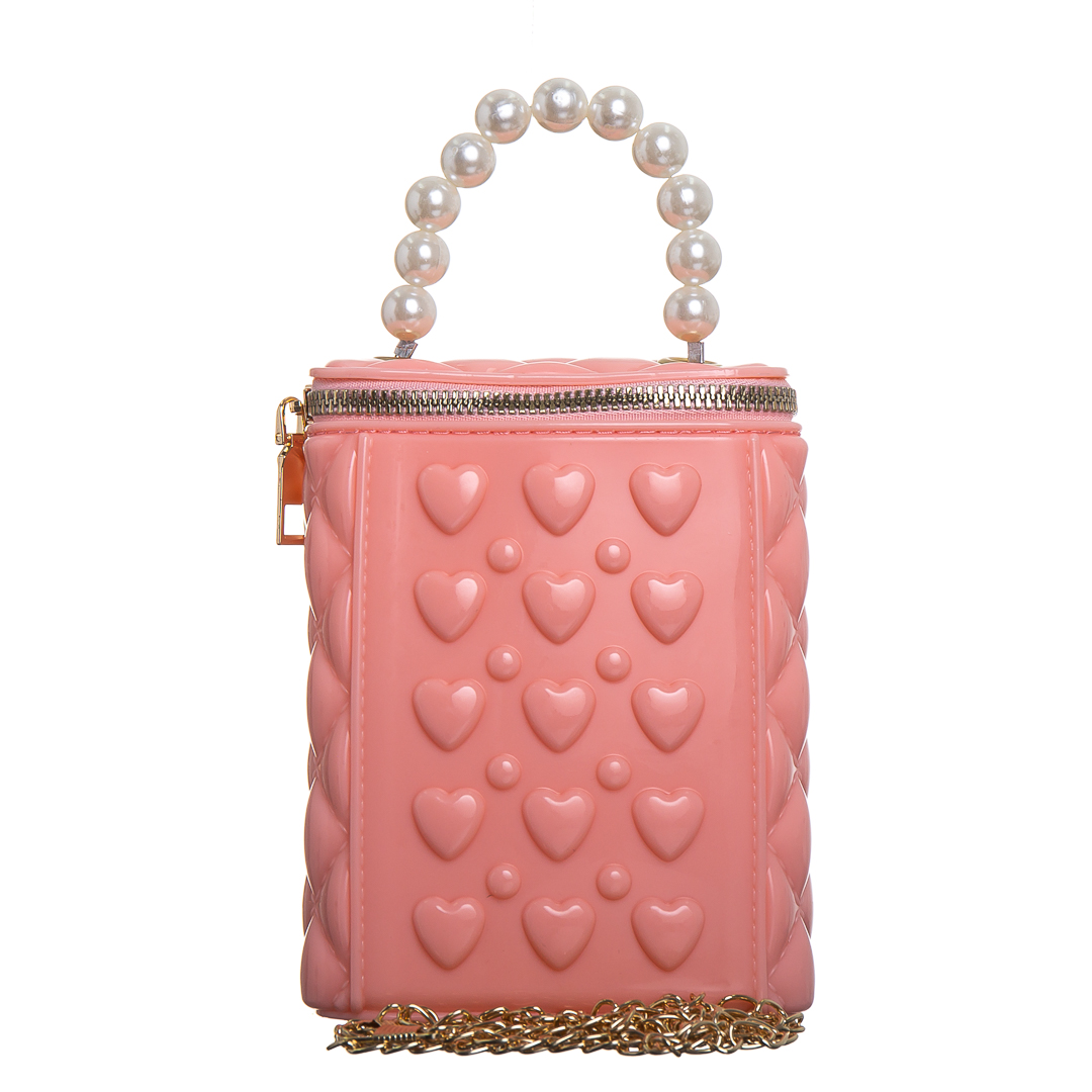 Γυναικεία τσάντα ροζ από οικολογικό δέρμα Bella, 5 - Kalapod.gr