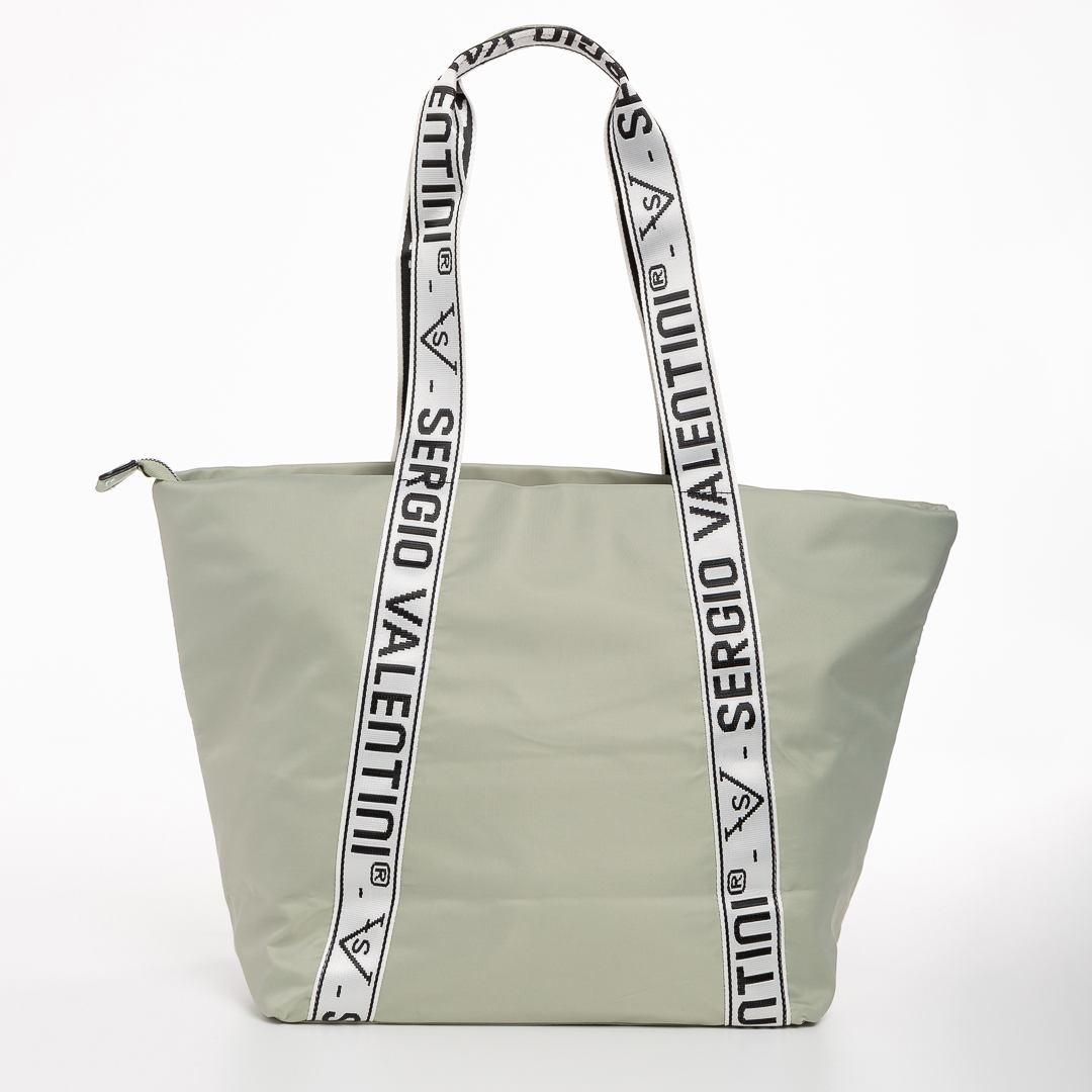 Γυναικεία τσάντα  πράσινο από ύφασμα Anelise, 5 - Kalapod.gr