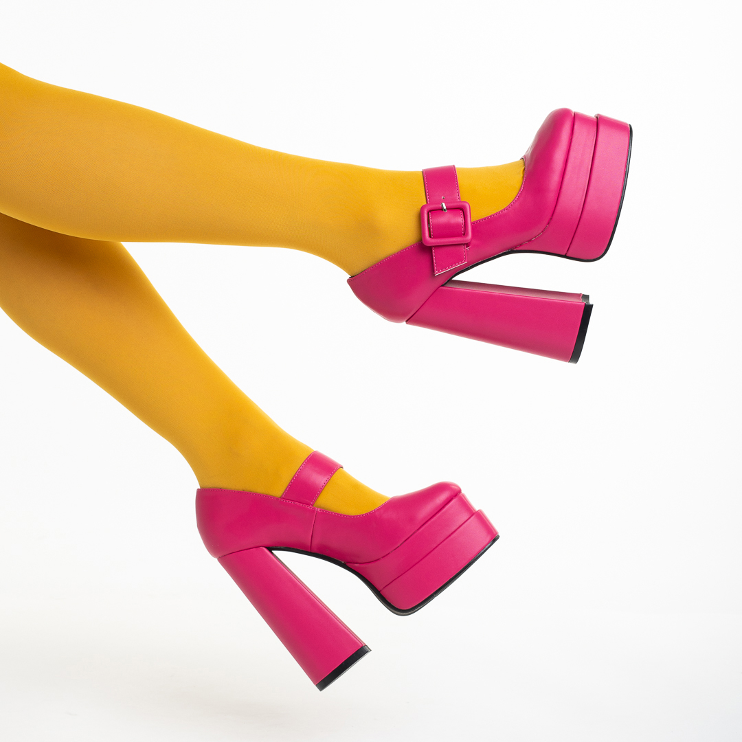 Γυναικεία παπούτσια   φούξια από οικολογικό δέρμα  Beatrix - Kalapod.gr