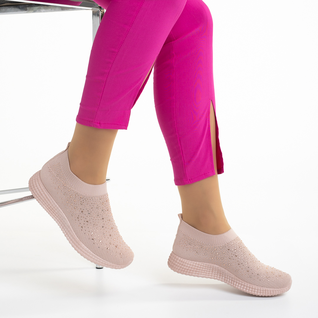 Γυναικεία αθλητικά παπούτσια ροζ από ύφασμα Sorrel - Kalapod.gr