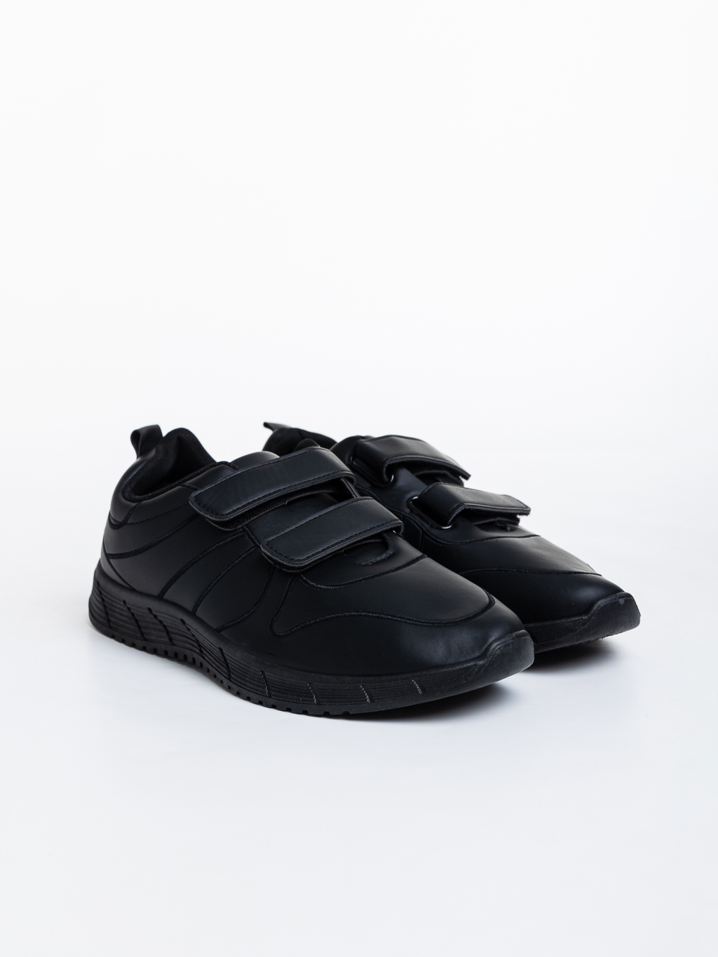 Ανδρικά αθλητικά παπούτσια μαύρα από οικολογικό δέρμα  Dexter, 3 - Kalapod.gr