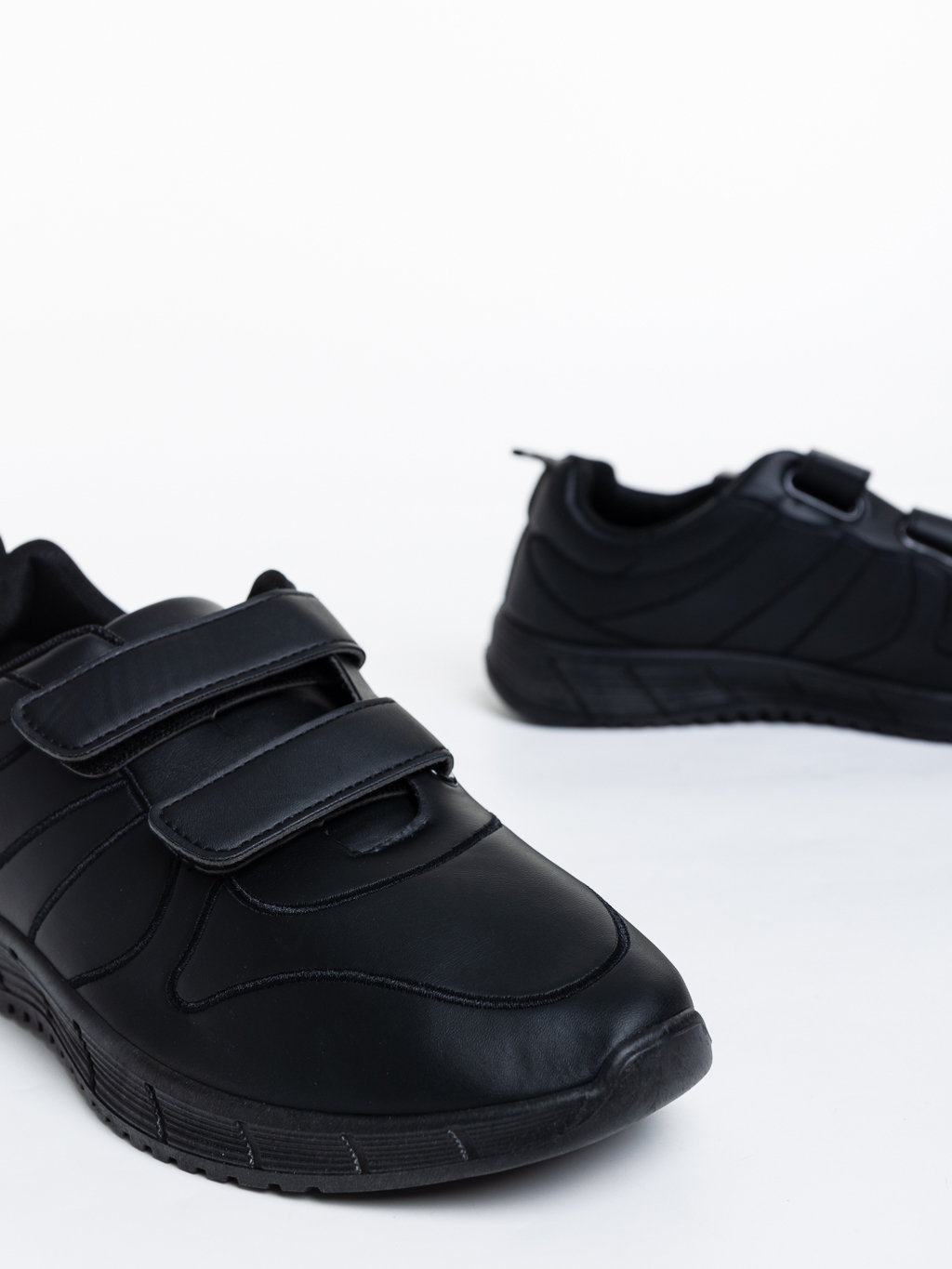 Ανδρικά αθλητικά παπούτσια μαύρα από οικολογικό δέρμα  Dexter, 4 - Kalapod.gr