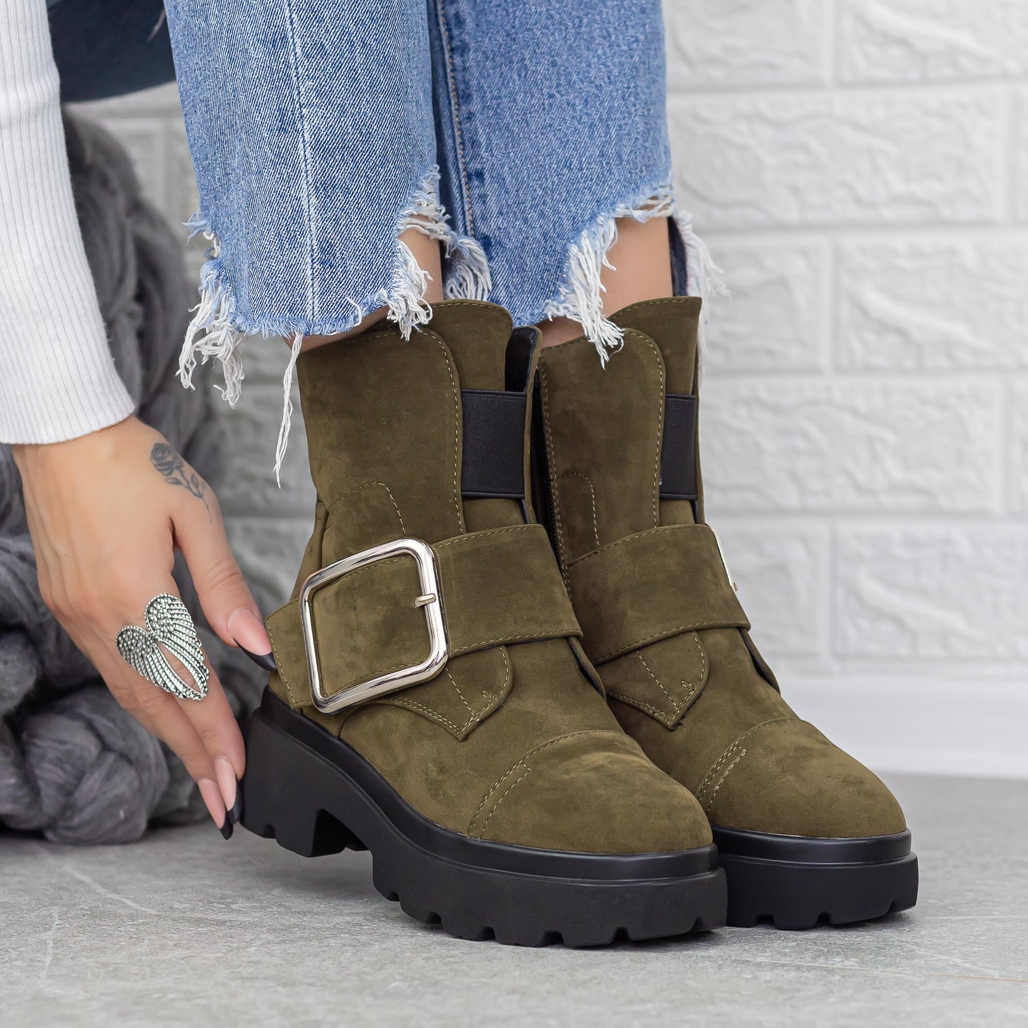 Γυναικείες μπότες με πλατφόρμα Rudie Πράσινη ελιά-Μαύρο, 2 - Kalapod.gr Γυναικείες μπότες με πλατφόρμα Rudie Πράσινη ελιά-Μαύρο, 2 - Kalapod.gr