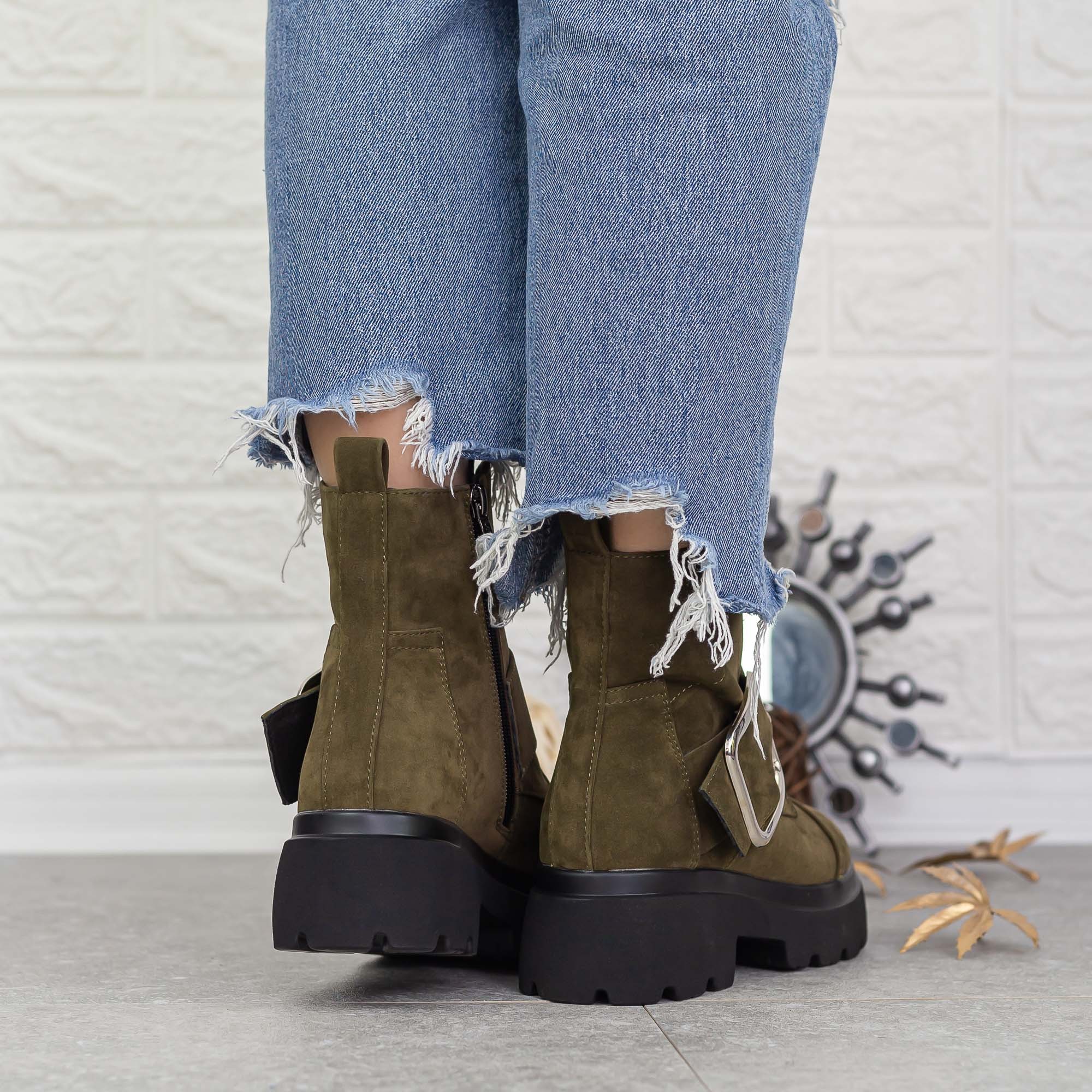 Γυναικείες μπότες με πλατφόρμα Rudie Πράσινη ελιά-Μαύρο, 5 - Kalapod.gr Γυναικείες μπότες με πλατφόρμα Rudie Πράσινη ελιά-Μαύρο, 5 - Kalapod.gr