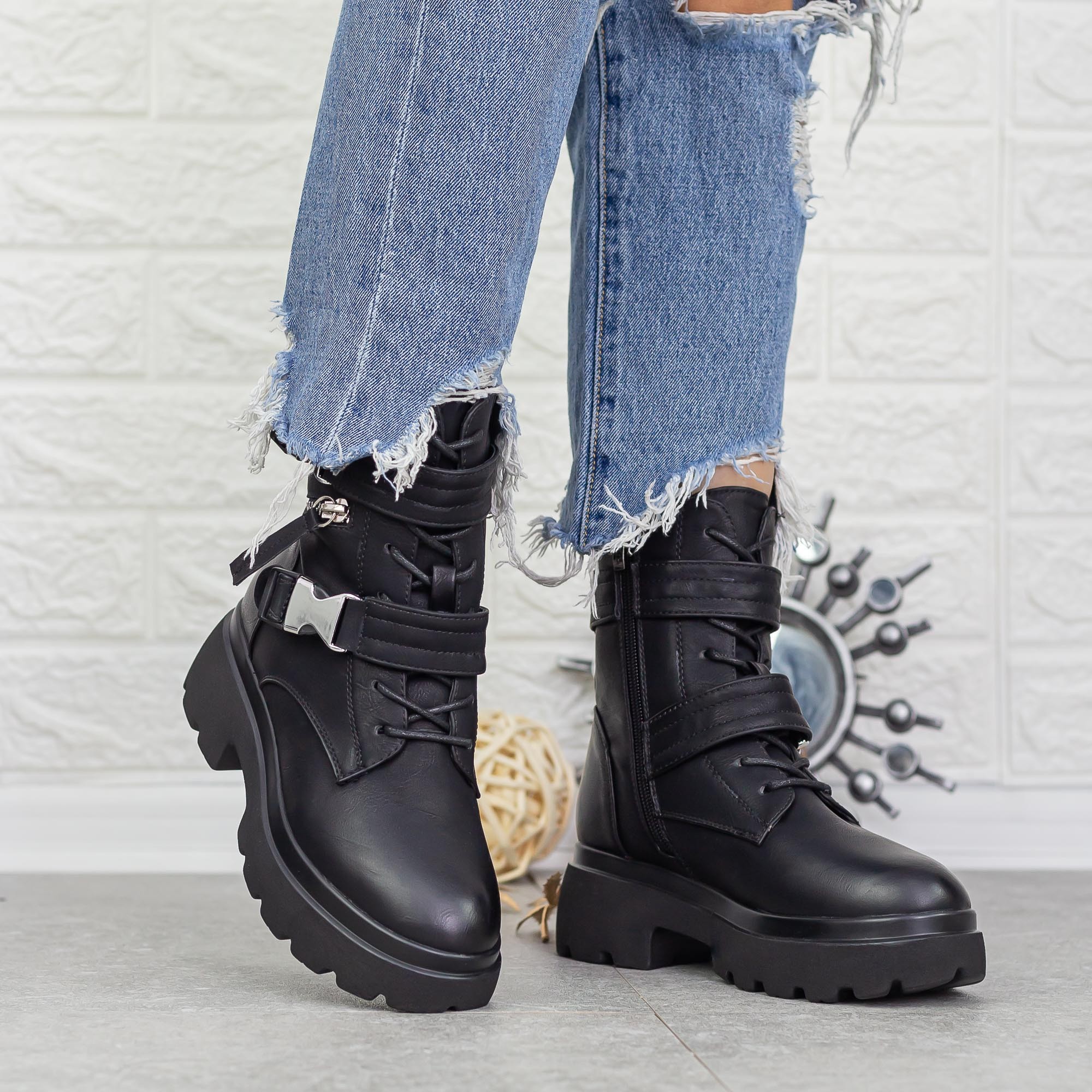 Γυναικείες μπότες με πλατφόρμα Mihani Μαύρο, 4 - Kalapod.gr Γυναικείες μπότες με πλατφόρμα Mihani Μαύρο, 4 - Kalapod.gr