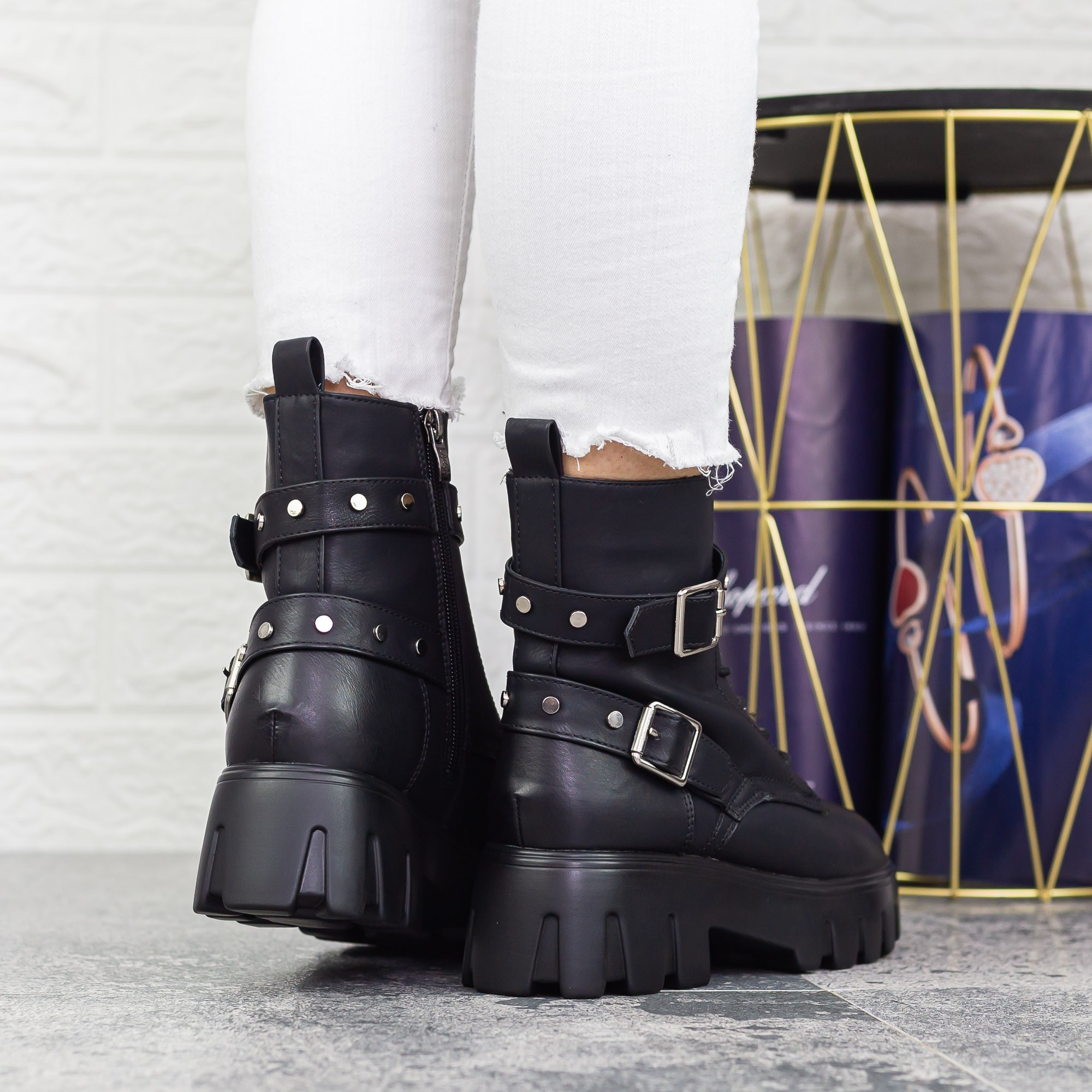 Γυναικείες μπότες με πλατφόρμα Mihera Μαύρο, 5 - Kalapod.gr Γυναικείες μπότες με πλατφόρμα Mihera Μαύρο, 5 - Kalapod.gr