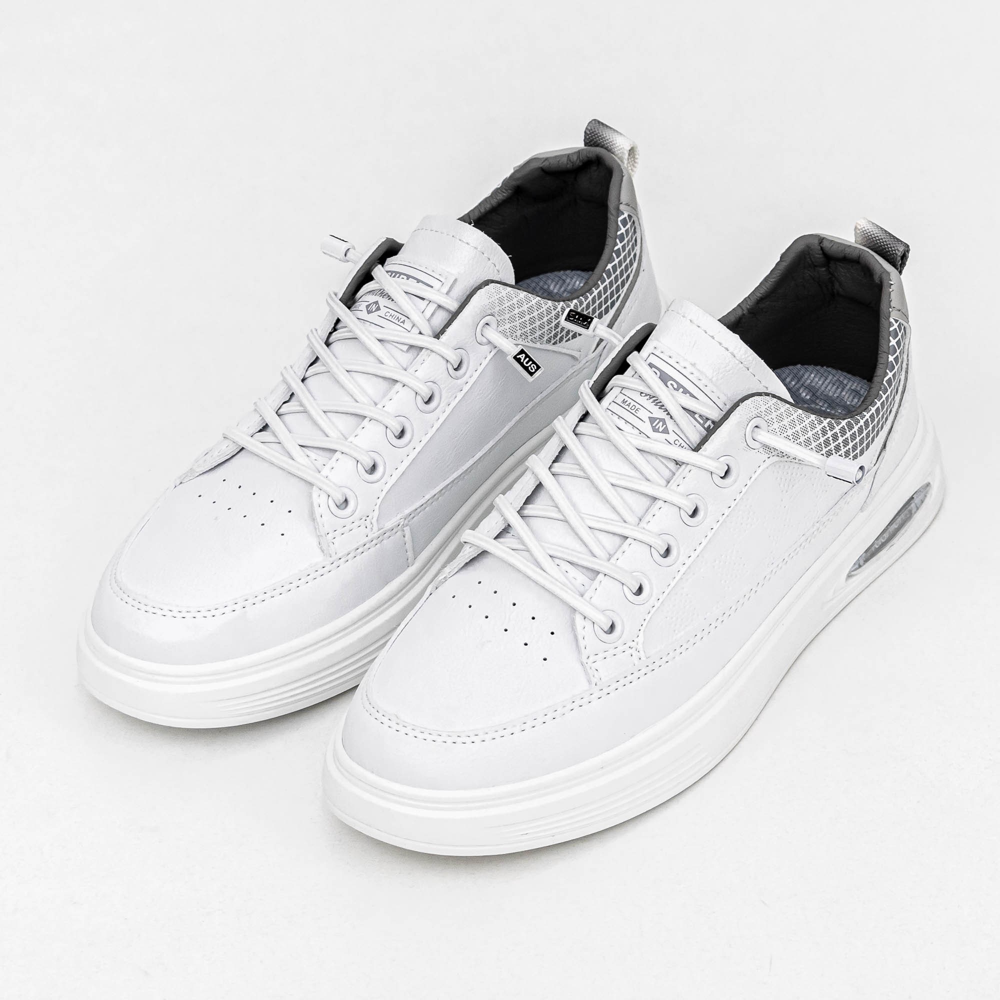 Ανδρικά Αθλητικά Παπούτσια Cassian Λευκό-Γκρι, 2 - Kalapod.gr Ανδρικά Αθλητικά Παπούτσια Cassian Λευκό-Γκρι, 2 - Kalapod.gr