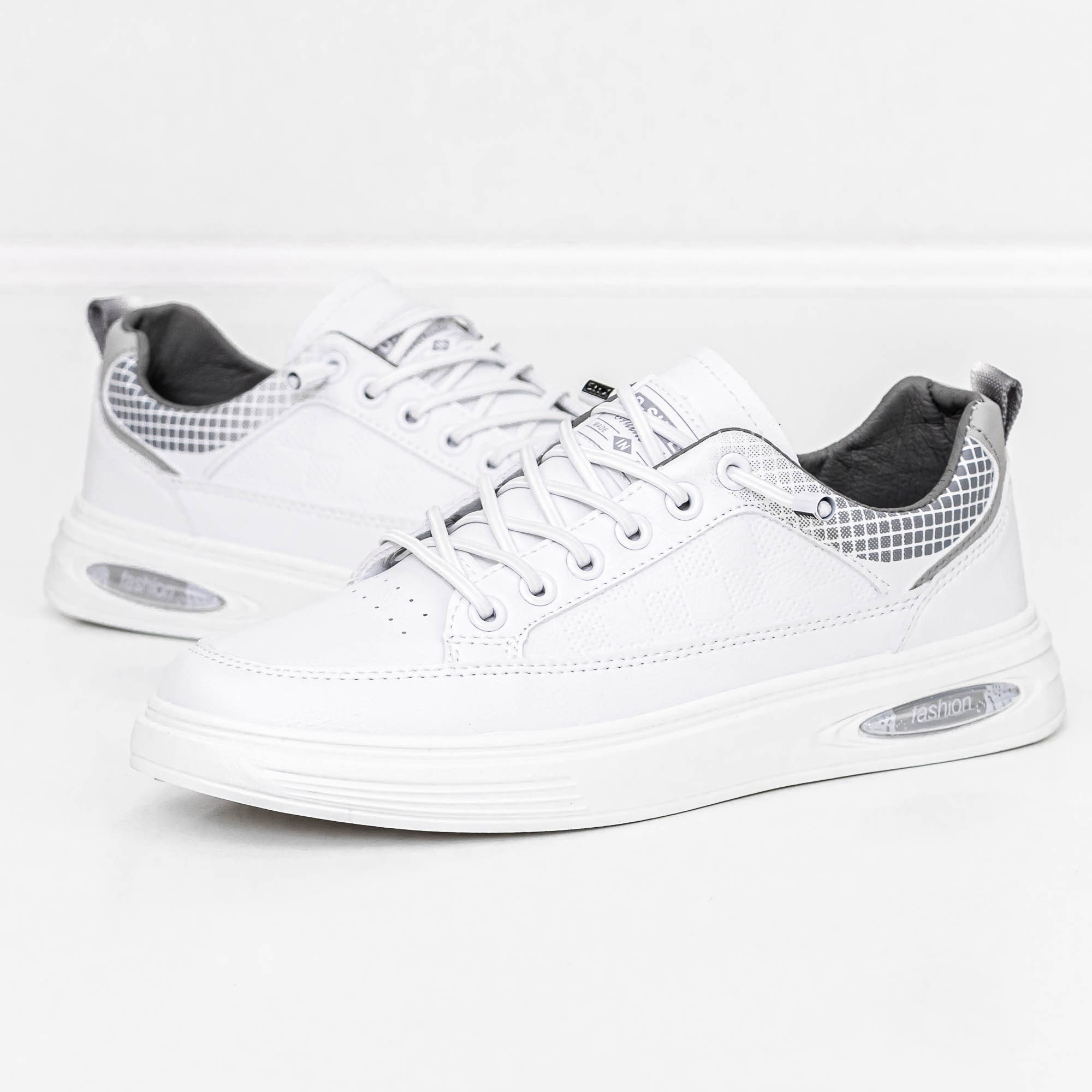 Ανδρικά Αθλητικά Παπούτσια Cassian Λευκό-Γκρι, 3 - Kalapod.gr Ανδρικά Αθλητικά Παπούτσια Cassian Λευκό-Γκρι, 3 - Kalapod.gr