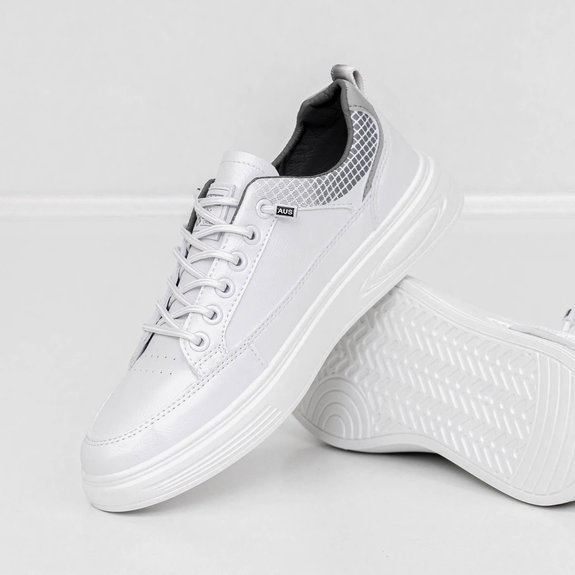 Ανδρικά Αθλητικά Παπούτσια Cassian Λευκό-Γκρι, 4 - Kalapod.gr Ανδρικά Αθλητικά Παπούτσια Cassian Λευκό-Γκρι, 4 - Kalapod.gr