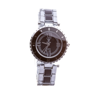 Γυναικεία Ρολόγια, Γυναικεία ρολόι Bellos Ασημί με μαύρο μεταλλική ζώνη - Kalapod.gr