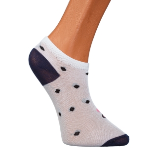 Σετ 2 τεμάχια παιδικές κάλτσες  λευκές κοντές με ένθετα - Kalapod.gr