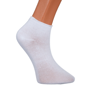 Γυναικείες κάλτσες και καλσόν, Σετ 3 ζευγάρια γυναικείες κάλτσες λευκές BD-1011 - Kalapod.gr
