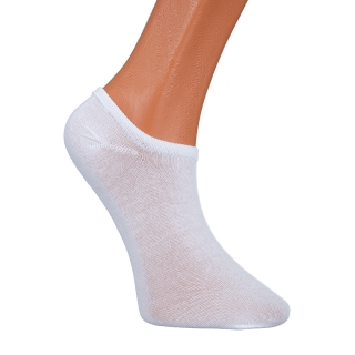 Γυναικείες κάλτσες και καλσόν, Σετ 3 ζευγάρια γυναικείες κάλτσες λευκές  BD-1016 - Kalapod.gr