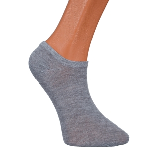 Γυναικείες κάλτσες και καλσόν, Σετ 3 ζευγάρια γυναικείες κάλτσες γκρί BD-1017 - Kalapod.gr
