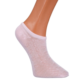 Sales, Σετ 3 ζευγάρια γυναικείες κάλτσες ροζ, γκρί και μαύρο BD-1113 - Kalapod.gr