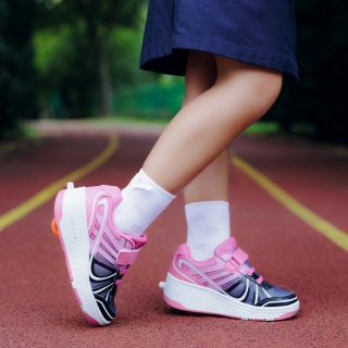 ΠΑΙΔΙΚΑ ΥΠΟΔΗΜΑΤΑ, Παιδικά αθλητικά παπούτσια  φούξια από οικολογικό δέρμα και ύφασμα  Giana - Kalapod.gr