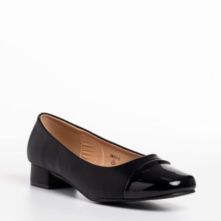 Γυναικεία Παπούτσια, Γυναικεία παπούτσια μαύρα από οικολογικό δέρμα  Luanne - Kalapod.gr