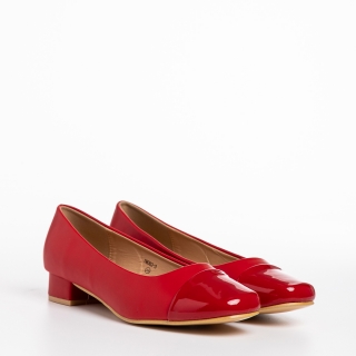 Γυναικεία Παπούτσια, Γυναικεία παπούτσια κόκκινα από οικολογικό δέρμα  Luanne - Kalapod.gr