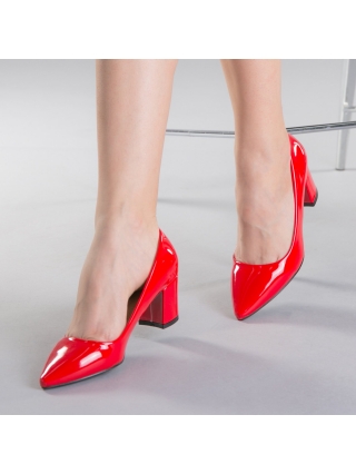 Γυναικεία Παπούτσια, Γυναικεία παπούτσια κόκκινα Afila - Kalapod.gr