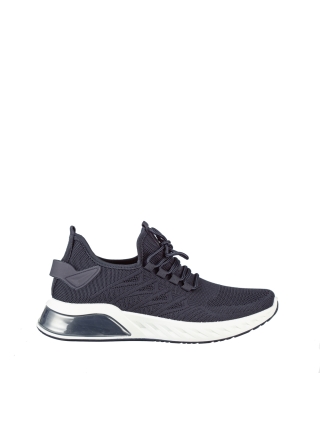 LAST SIZE, Ανδρικά αθλητικά παπούτσια μπλε από συνθετικό υλικό  Riddel - Kalapod.gr