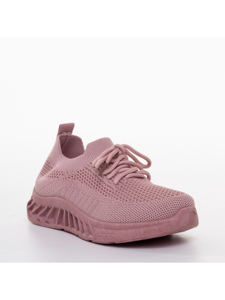 LAST SIZE, Παιδικά αθλητικά παπούτσια  ροζ  από ύφασμα  Peyton - Kalapod.gr