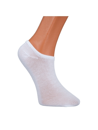 Γυναικείες κάλτσες και καλσόν, Σετ 3 ζευγάρια γυναικείες κάλτσες λευκές BD-1016 - Kalapod.gr