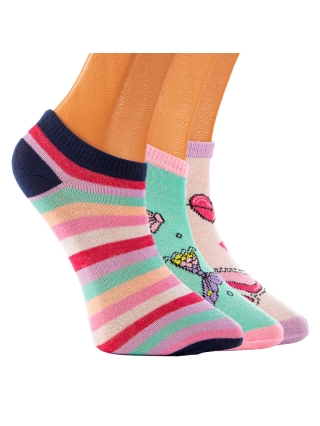 Παιδικές Κάλτσες, Σετ 3 ζευγάρια παιδικές κάλτσες πολύχρωμα - Kalapod.gr
