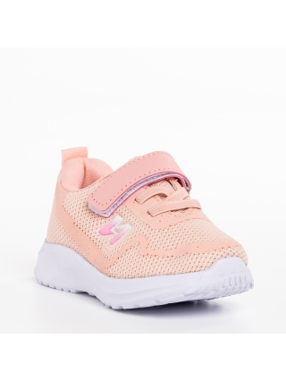 Παιδικά Αθλητικά Παπούτσια, Παιδικά αθλητικά παπούτσια ροζ από ύφασμα Vanilla - Kalapod.gr