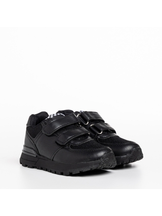 Παιδικά Αθλητικά Παπούτσια, Παιδικά αθλητικά παπούτσια μαύρα από ύφασμα  Darbie - Kalapod.gr