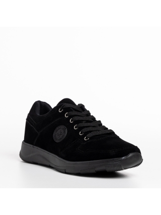 Ανδρικά Αθλητικά Παπούτσια, Ανδρικά αθλητικά παπούτσια μαύρα από ύφασμα  Raymar - Kalapod.gr