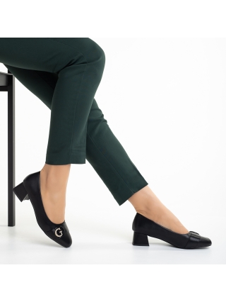 Γυναικεία Παπούτσια, Γυναικεία παπούτσια μαύρα από οικολογικό δέρμα   Fitria - Kalapod.gr