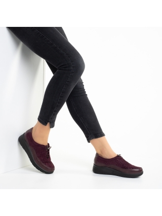 Casual παπούτσια, Γυναικεία casual παπούτσια  κόκκινα   από οικολογικό δέρμα και ύφασμα Semana - Kalapod.gr