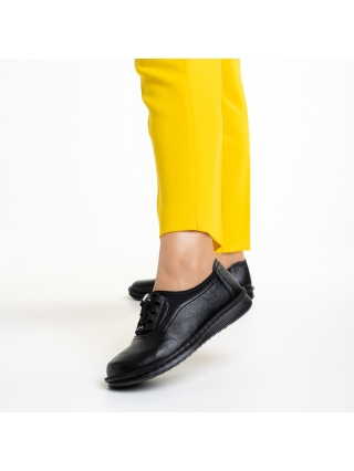 Γυναικεία Παπούτσια, Γυναικεία παπούτσια  μαύρα  από οικολογικό δέρμα  Buffy - Kalapod.gr