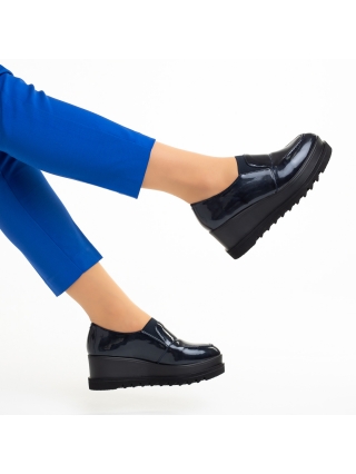 ΓΥΝΑΙΚΕΙΑ ΥΠΟΔΗΜΑΤΑ, Γυναικεία παπούτσια  μπλε από οικολογικό δέρμα Tamora - Kalapod.gr