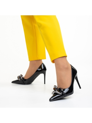 Ψηλοτάκουνα παπούτσια, Γυναικεία παπούτσια  Semina μαύρα - Kalapod.gr