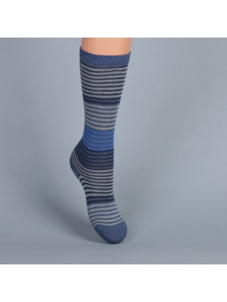 ΠΑΙΔΙΚΑ ΑΞΕΣΟΥΑΡ, Παιδικές κάλτσες Rede Junior μπλε με γκρί - Kalapod.gr