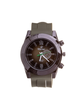 Ανδρικά Ρολόγια, Ανδρικό ρολόι Chtime πράσινο με λουράκι σιλικόνης - Kalapod.gr