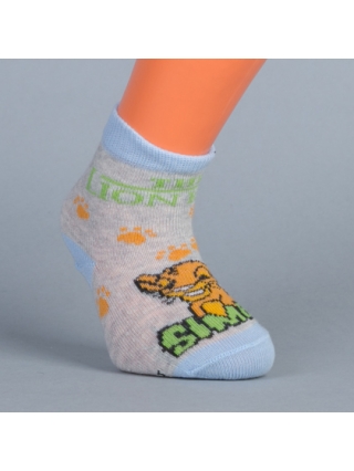 ΠΑΙΔΙΚΑ ΑΞΕΣΟΥΑΡ, Σετ 2 ζευγάρια κάλτσες για αγόρια  Lion King λευκά και γκρί - Kalapod.gr