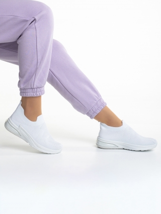 ΓΥΝΑΙΚΕΙΑ ΥΠΟΔΗΜΑΤΑ, Γυναικεία αθλητικά παπούτσια λευκά από ύφασμα Rachyl - Kalapod.gr