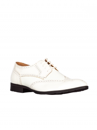 Ανδρικά Παπούτσια, Ανδρικά παπούτσια Serin λευκά - Kalapod.gr