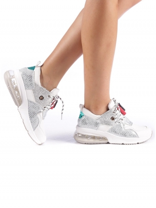 Γυναικεία Αθλητικά Παπούτσια, Γυναικεία αθλητικά παπούτσια Viorelia λευκά - Kalapod.gr