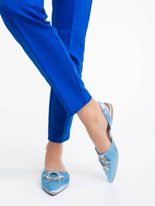 Big Summer Clearance - Εκπτώσεις Γυναικεία παπούτσια μπλε από ύφασμα Jenita Προσφορά