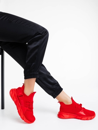 LAST SIZE, Γυναικεία αθλητικά παπούτσια κόκκινα από ύφασμα Renie - Kalapod.gr