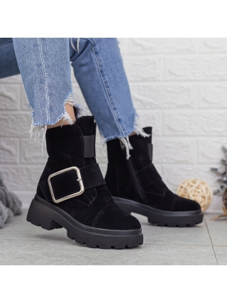 ΓΥΝΑΙΚΕΙΑ ΥΠΟΔΗΜΑΤΑ, Γυναικείες μπότες με πλατφόρμα Rudie Μαύρο - Kalapod.gr