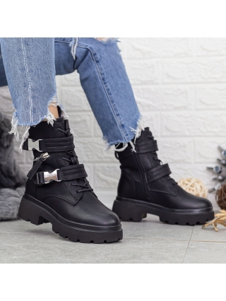 ΓΥΝΑΙΚΕΙΑ ΥΠΟΔΗΜΑΤΑ, Γυναικείες μπότες με πλατφόρμα Mihani Μαύρο - Kalapod.gr