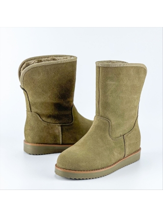 ΓΥΝΑΙΚΕΙΑ ΥΠΟΔΗΜΑΤΑ, Γυναικείες μπότες UG Kesia Πράσινος - Kalapod.gr