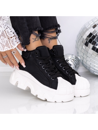 ΓΥΝΑΙΚΕΙΑ ΥΠΟΔΗΜΑΤΑ, Γυναικείες μπότες με πλατφόρμα Onita Μαύρο - Kalapod.gr