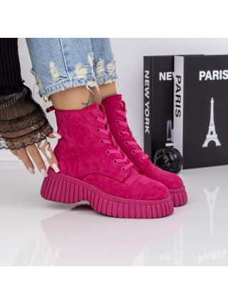 Γυναικείες μπότες με πλατφόρμα Nerida Ροδάκινο - Kalapod.gr